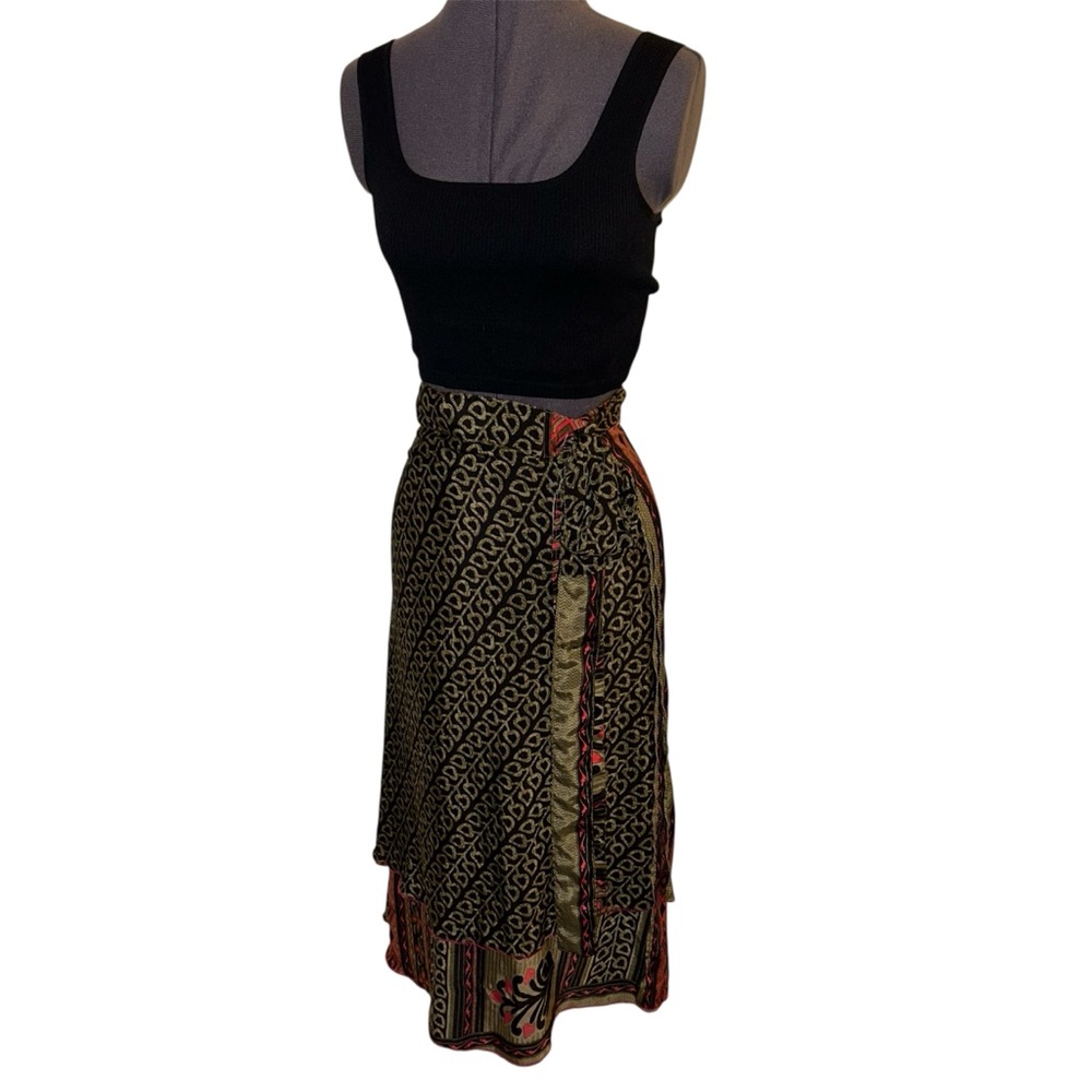80% Silk Reversible Skirt